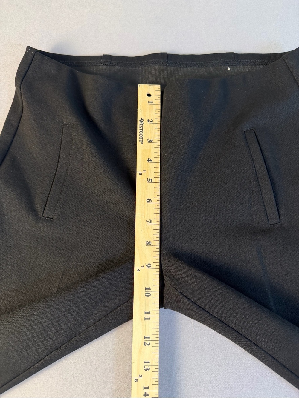Chico's Women’s Dress Pants Slim Straight With Elastic Invisable Waist 00 Short - Picture 6 of 15